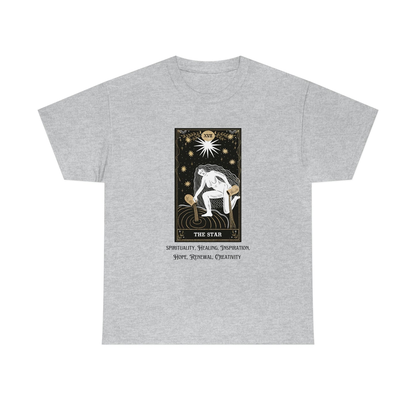 The Star Tarot Card Unisex Heavy Cotton Tee