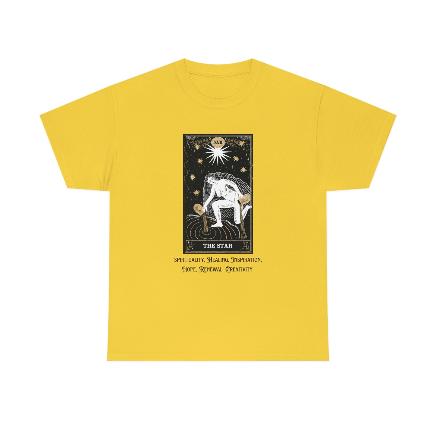 The Star Tarot Card Unisex Heavy Cotton Tee