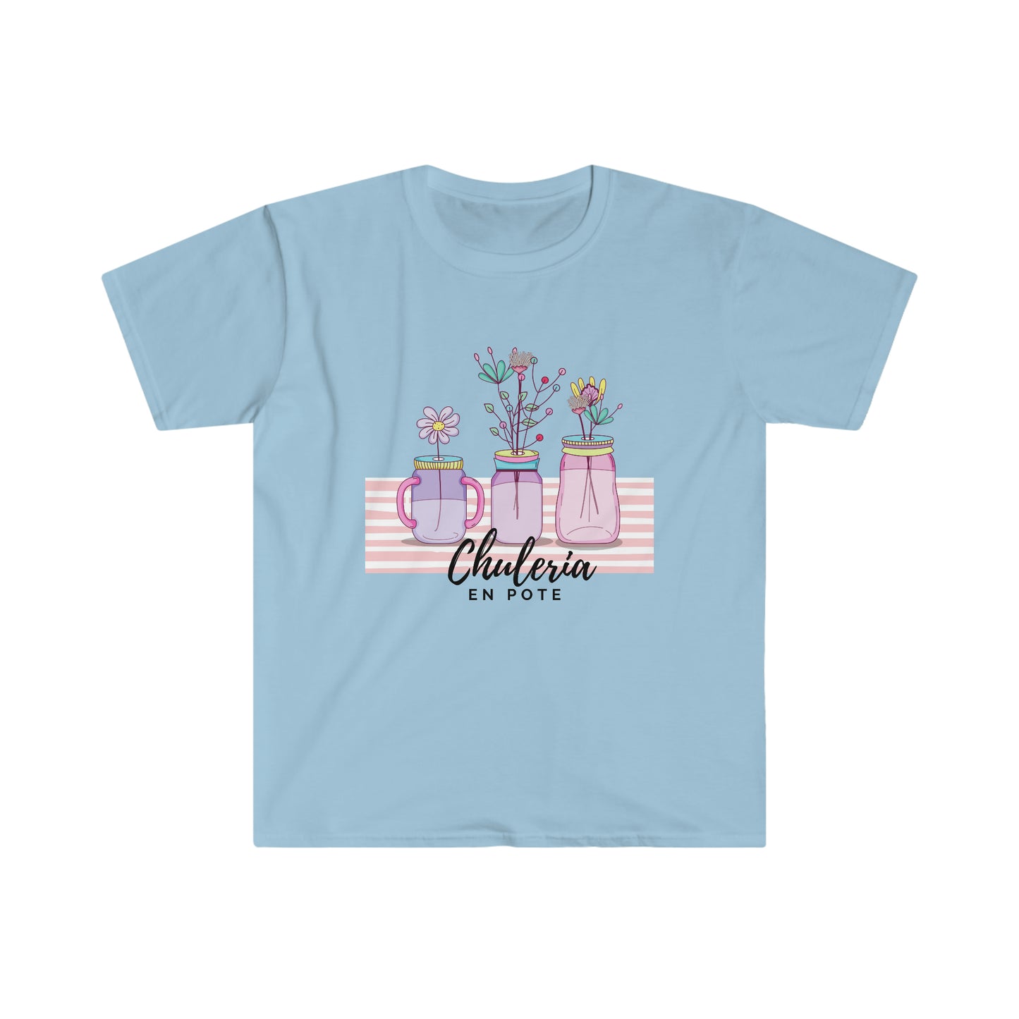 Chuleria en Pote Latina Lingo Unisex Softstyle T-Shirt