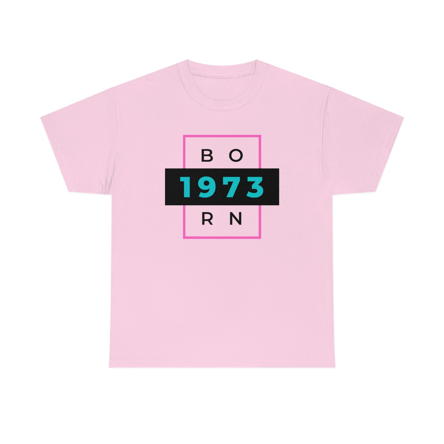 CUSTOMIZABLE- Born 1973 Unisex Heavy Cotton Tee