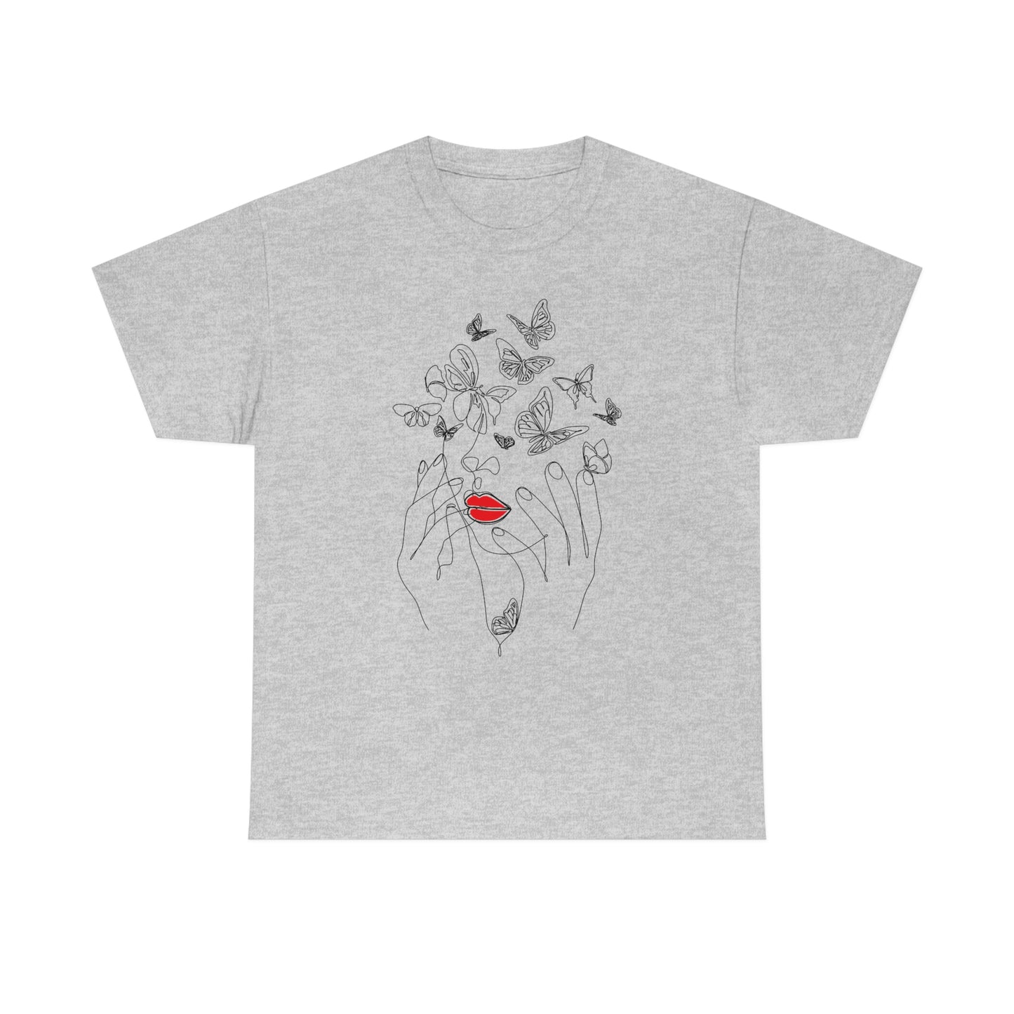 Many things on my mind - Butterfly Collection Unisex Heavy Cotton Tee