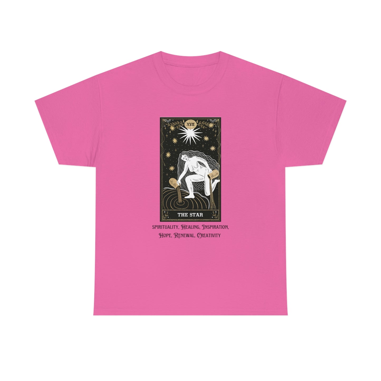 The Star Tarot Card Unisex Heavy Cotton Tee