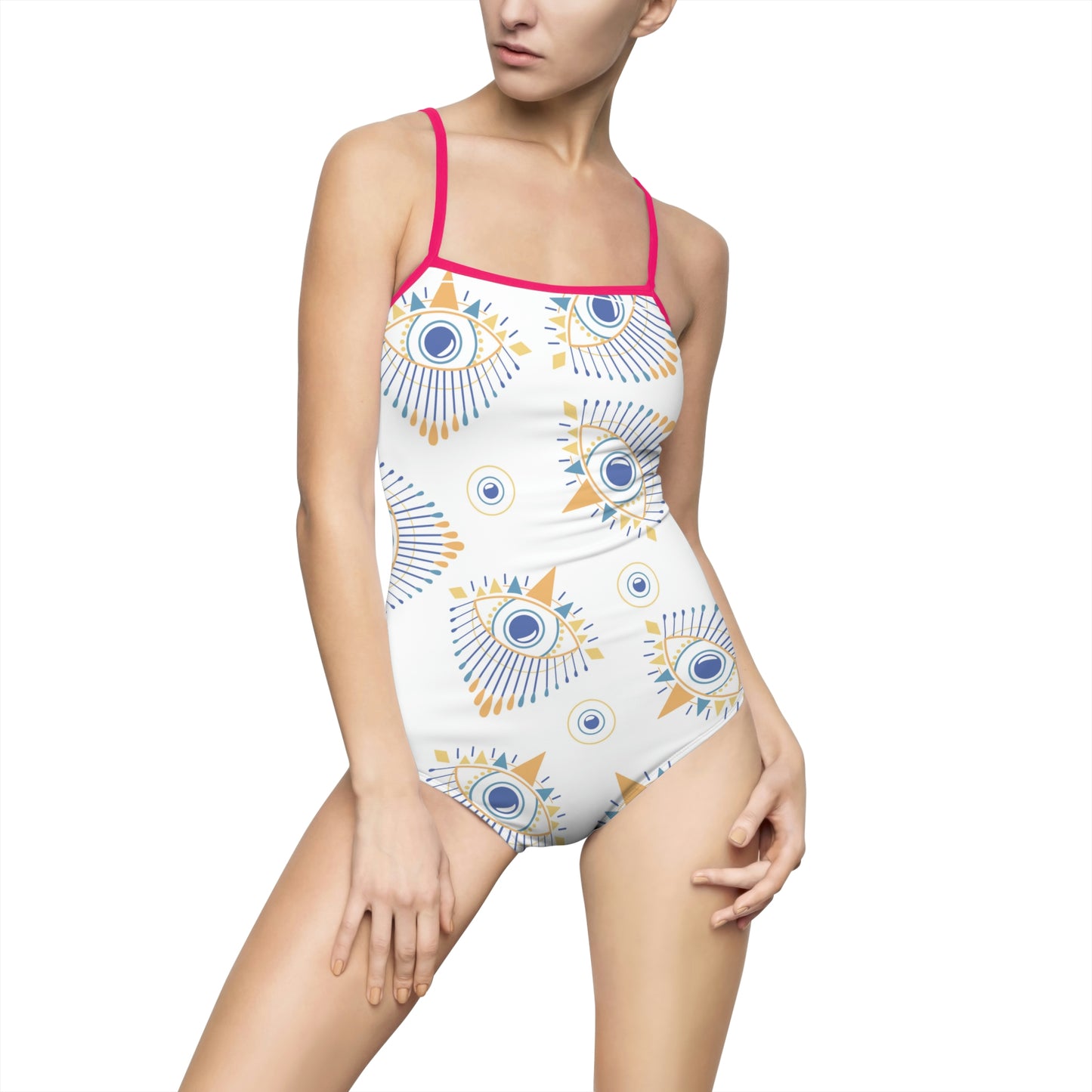 Golden Mal de ojo Women's One-piece Swimsuit