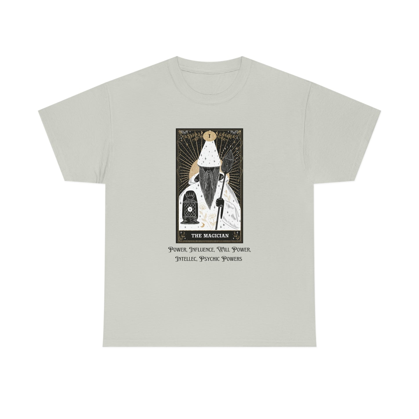 The Magician Tarot Card Unisex Heavy Cotton Tee