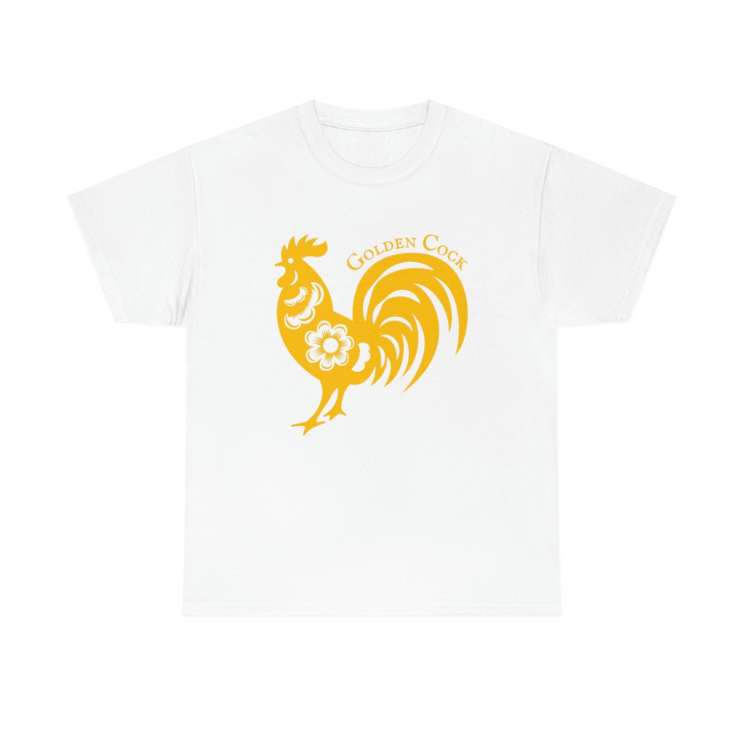 The Golden Cock Unisex Heavy Cotton Tee