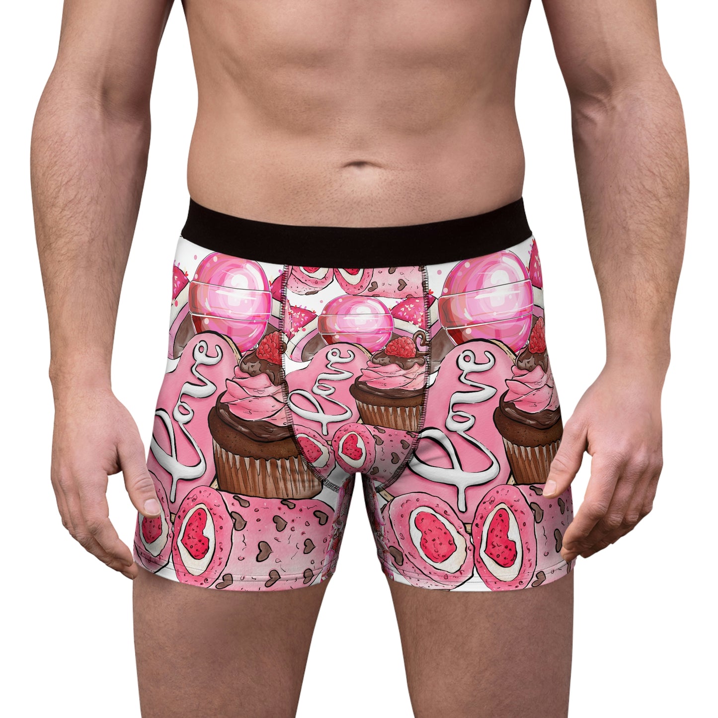 Lick it, Eat it, Kiss It Dessert Men's Boxer Briefs