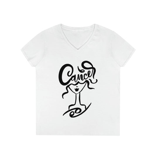 Cancer Zodiac Ladies' V-Neck T-Shirt