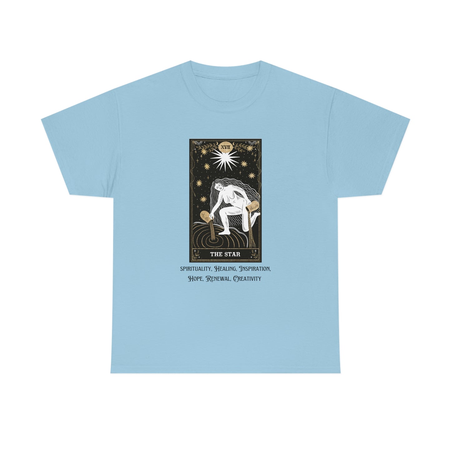The Star Tarot Card Unisex Heavy Cotton Tee