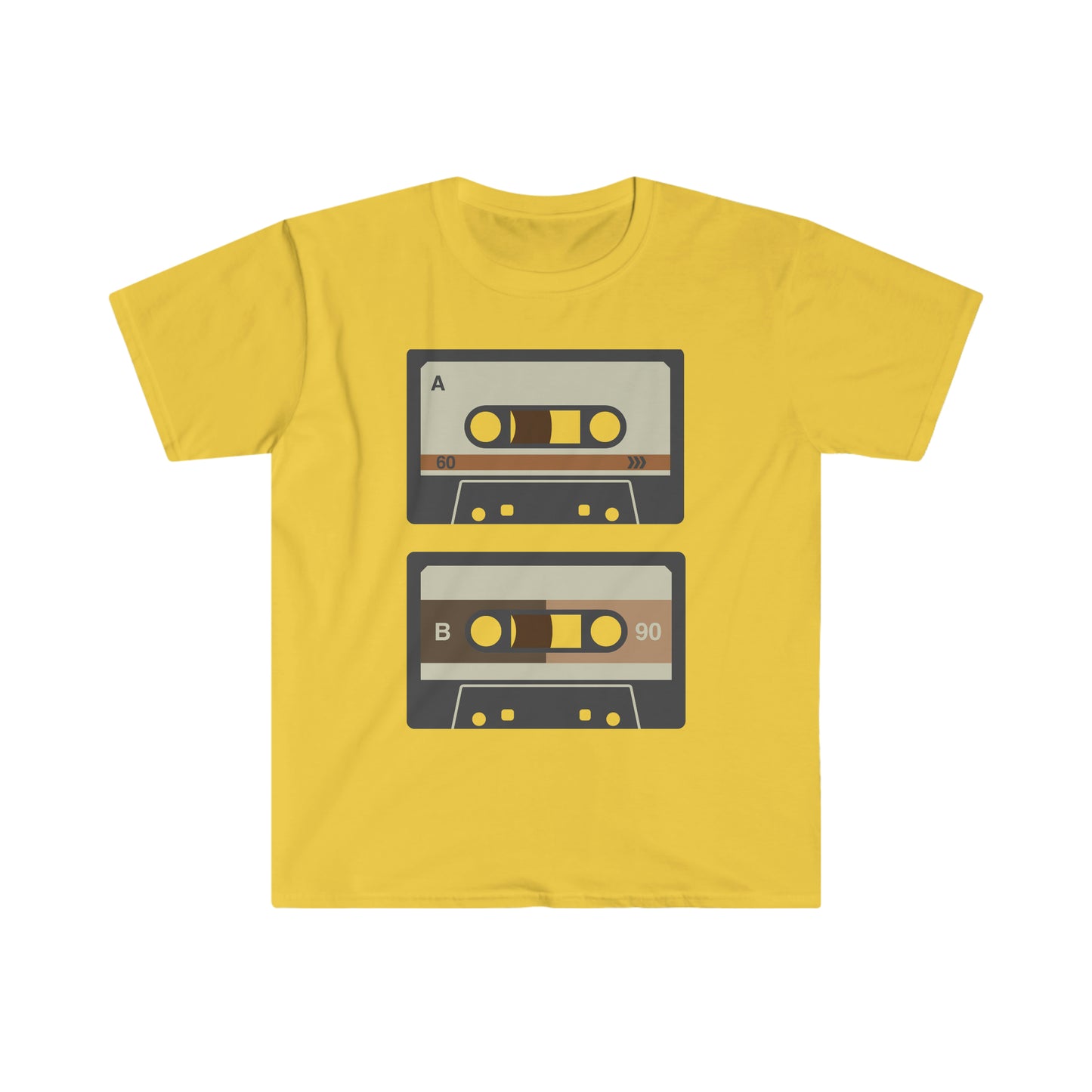 80’s Double Cassette  Unisex Softstyle T-Shirt