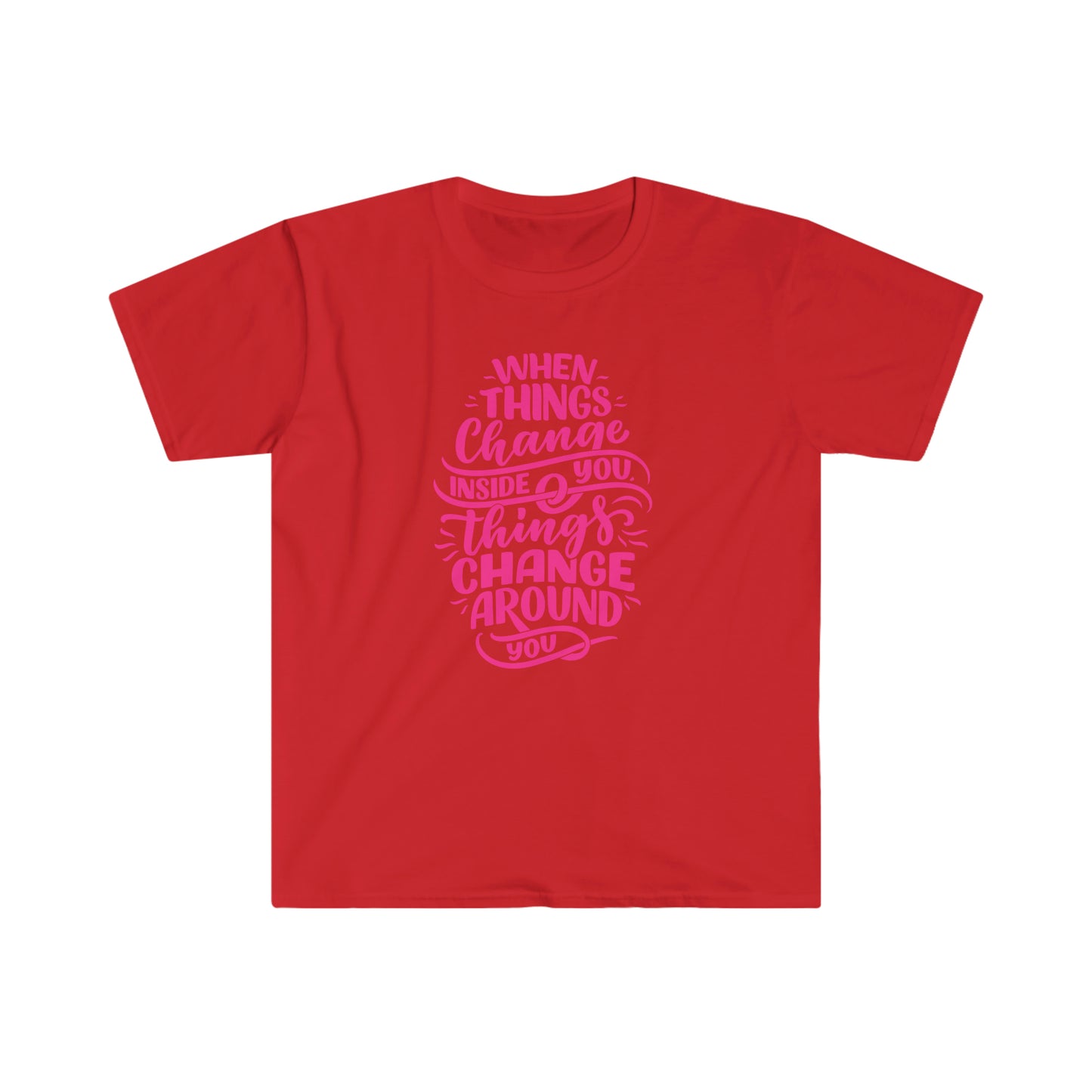 Change for Self Love  Unisex Softstyle T-Shirt