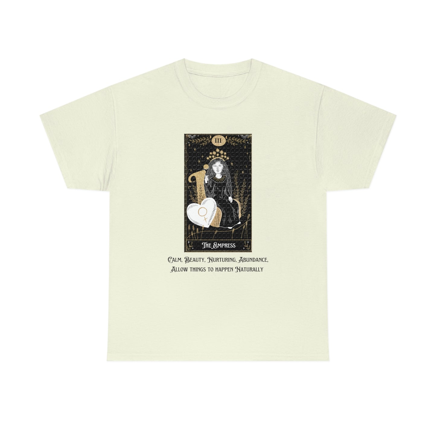 The Empress Tarot Card Unisex Heavy Cotton Tee