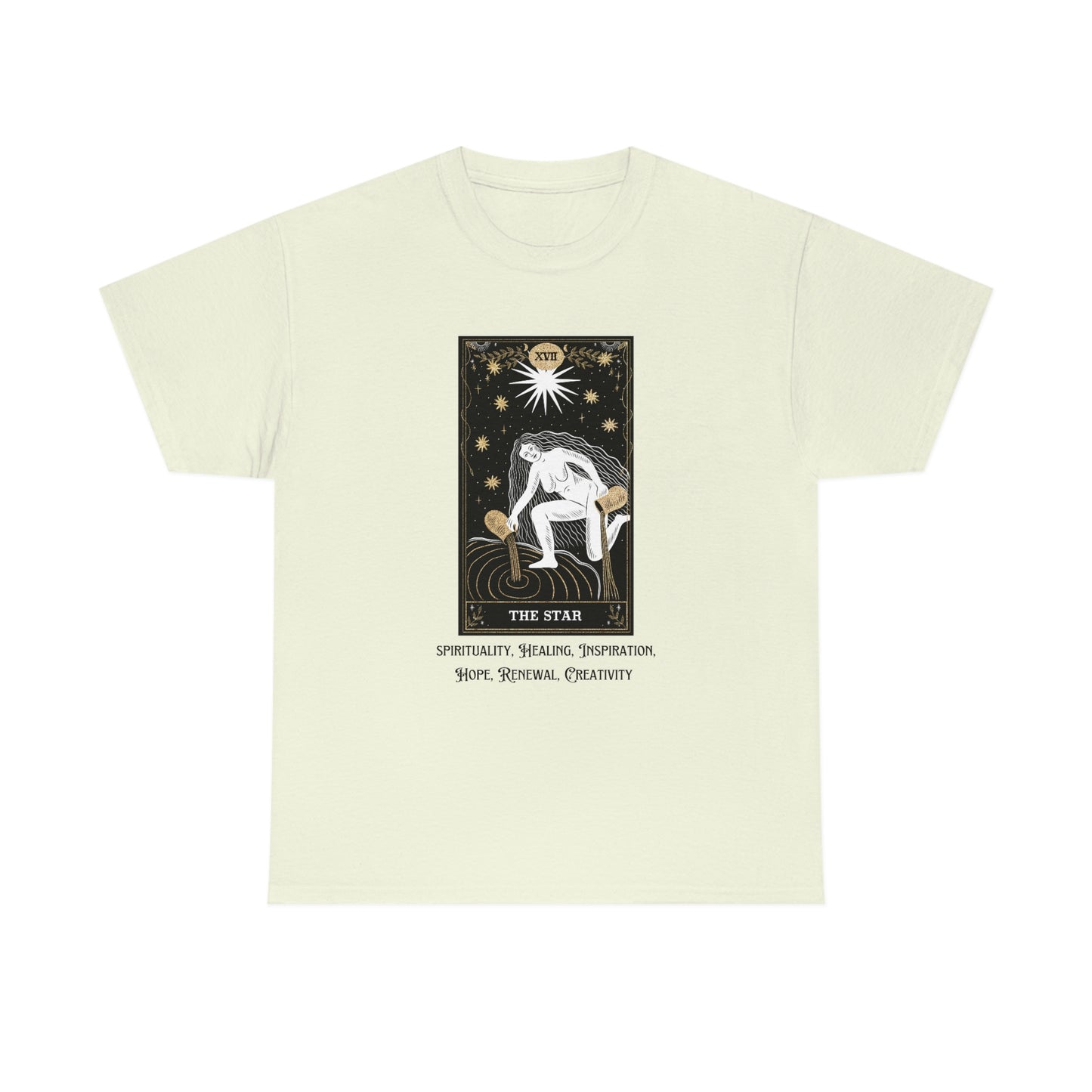 The Star Tarot Card Unisex Heavy Cotton Tee