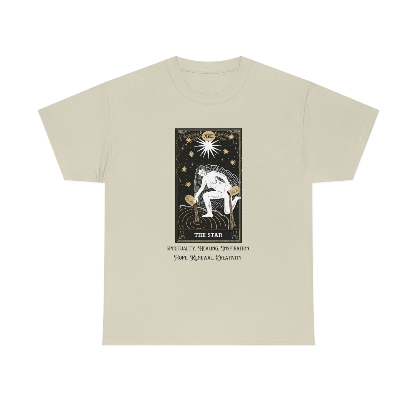 The Star Tarot Card Unisex Heavy Cotton Tee