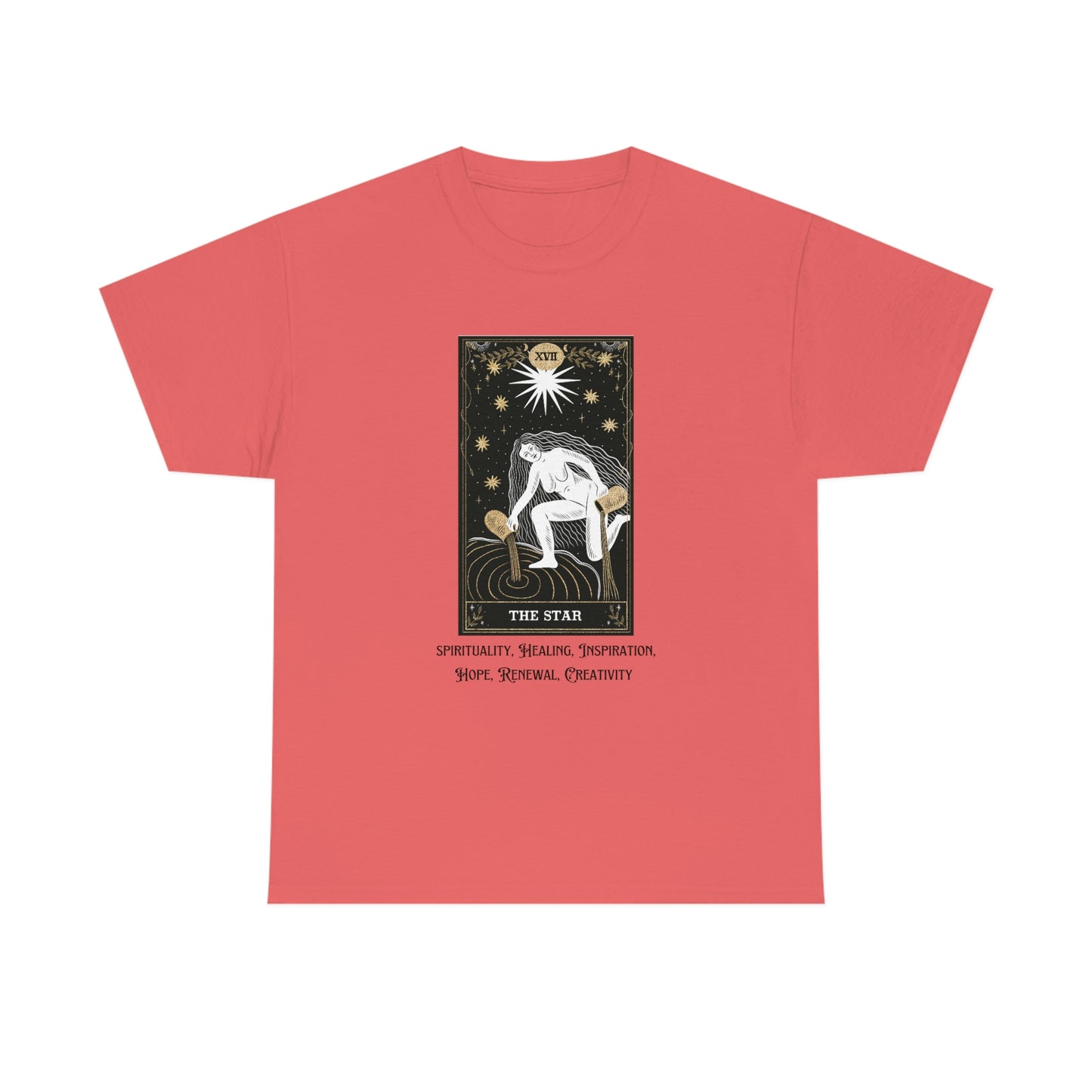 The Star Tarot Card Unisex Heavy Cotton Tee