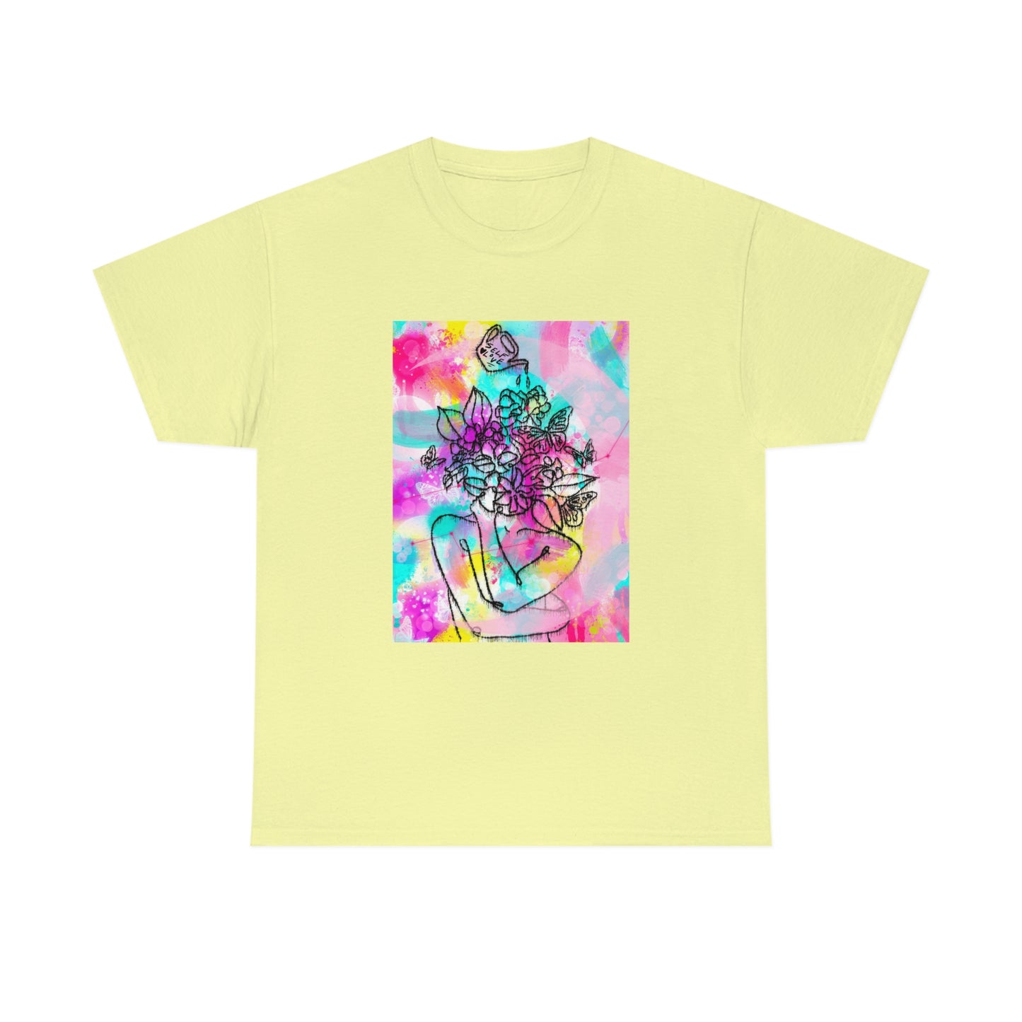 Blossoming Butterfly Self Love Unisex Heavy Cotton Tee