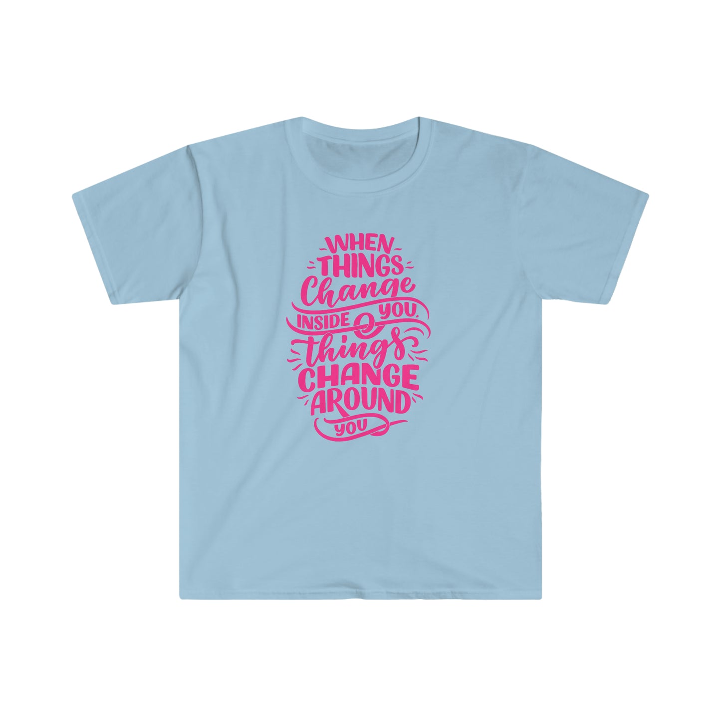 Change for Self Love  Unisex Softstyle T-Shirt