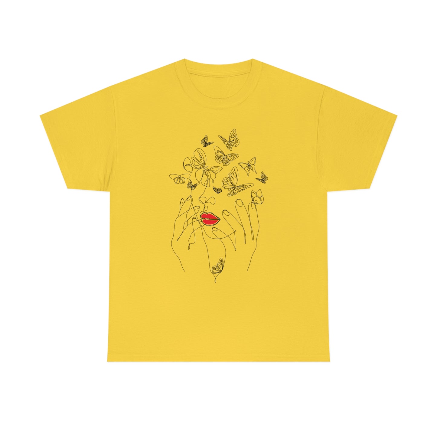 Many things on my mind - Butterfly Collection Unisex Heavy Cotton Tee