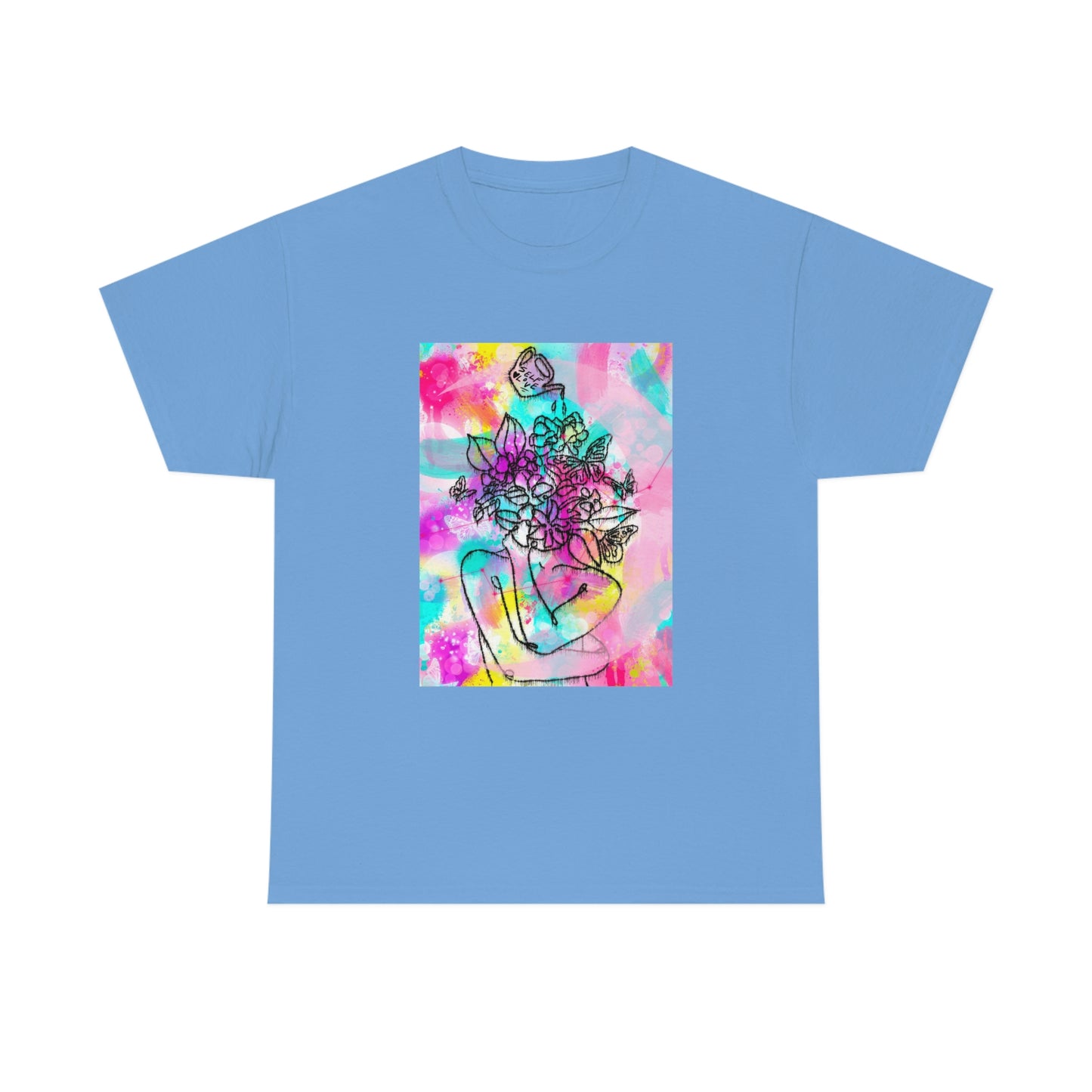 Blossoming Butterfly Self Love Unisex Heavy Cotton Tee