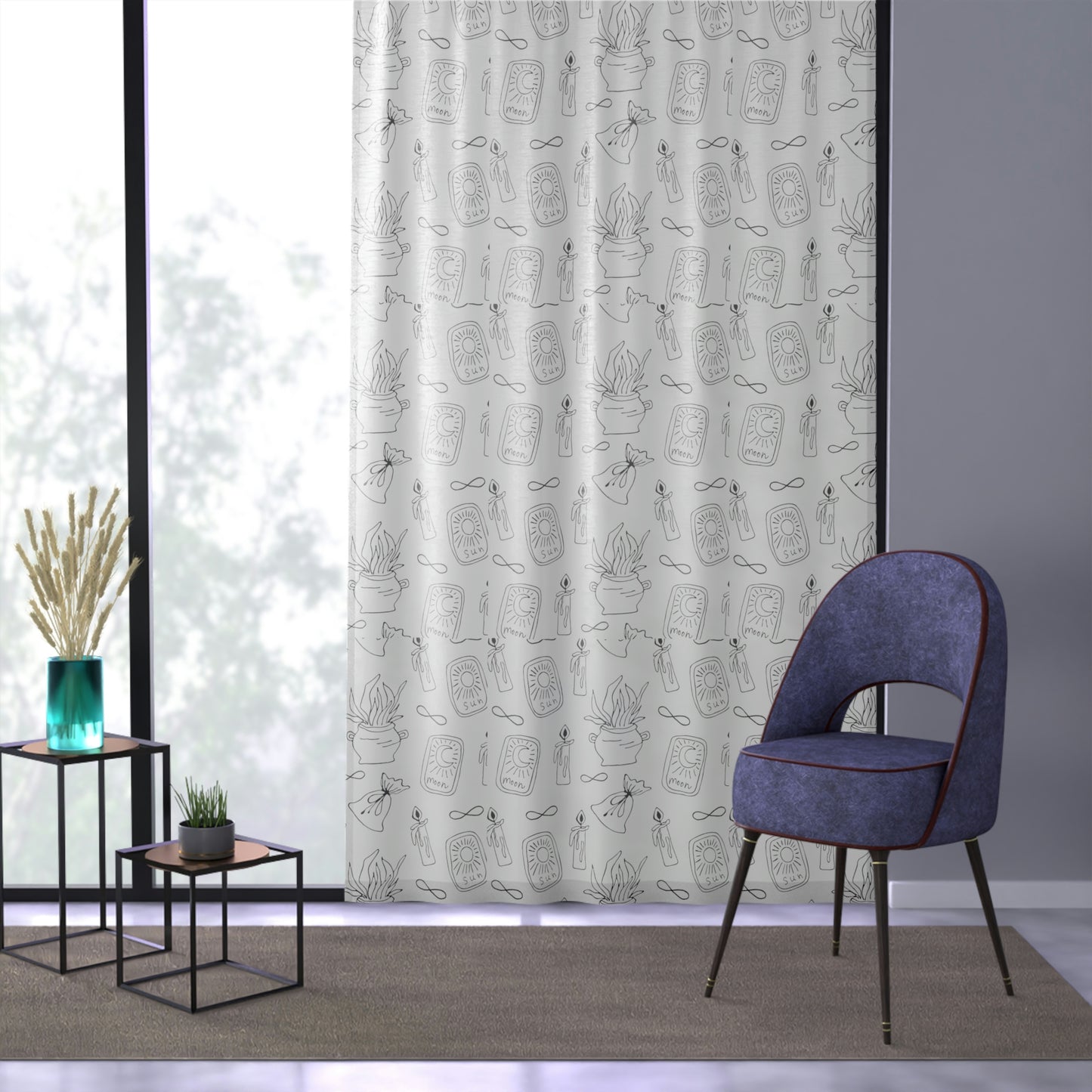 Crystal Goddess Window Curtain