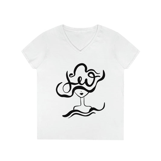 Leo Zodiac Ladies' V-Neck T-Shirt
