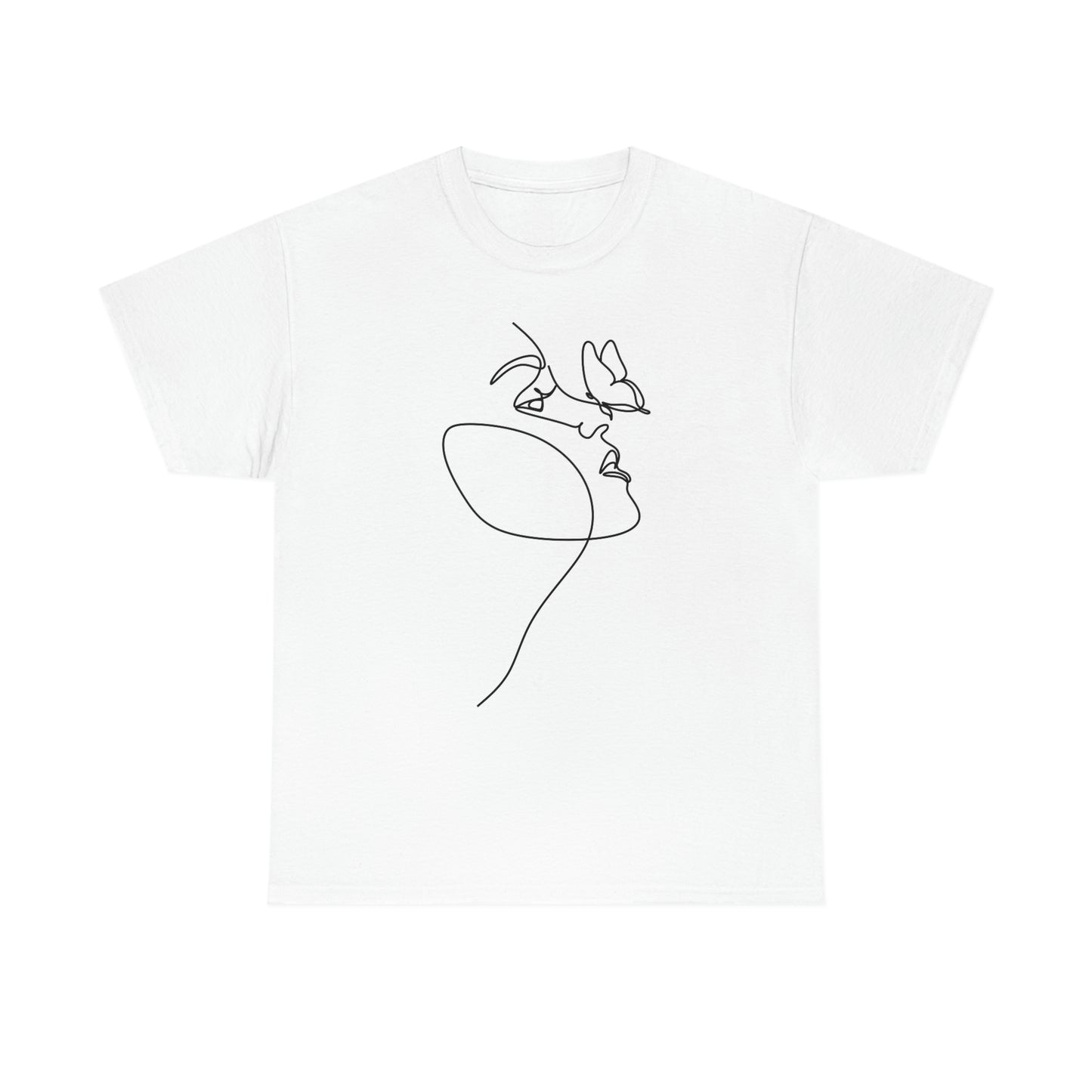 Nosey Butterfly Unisex Heavy Cotton Tee