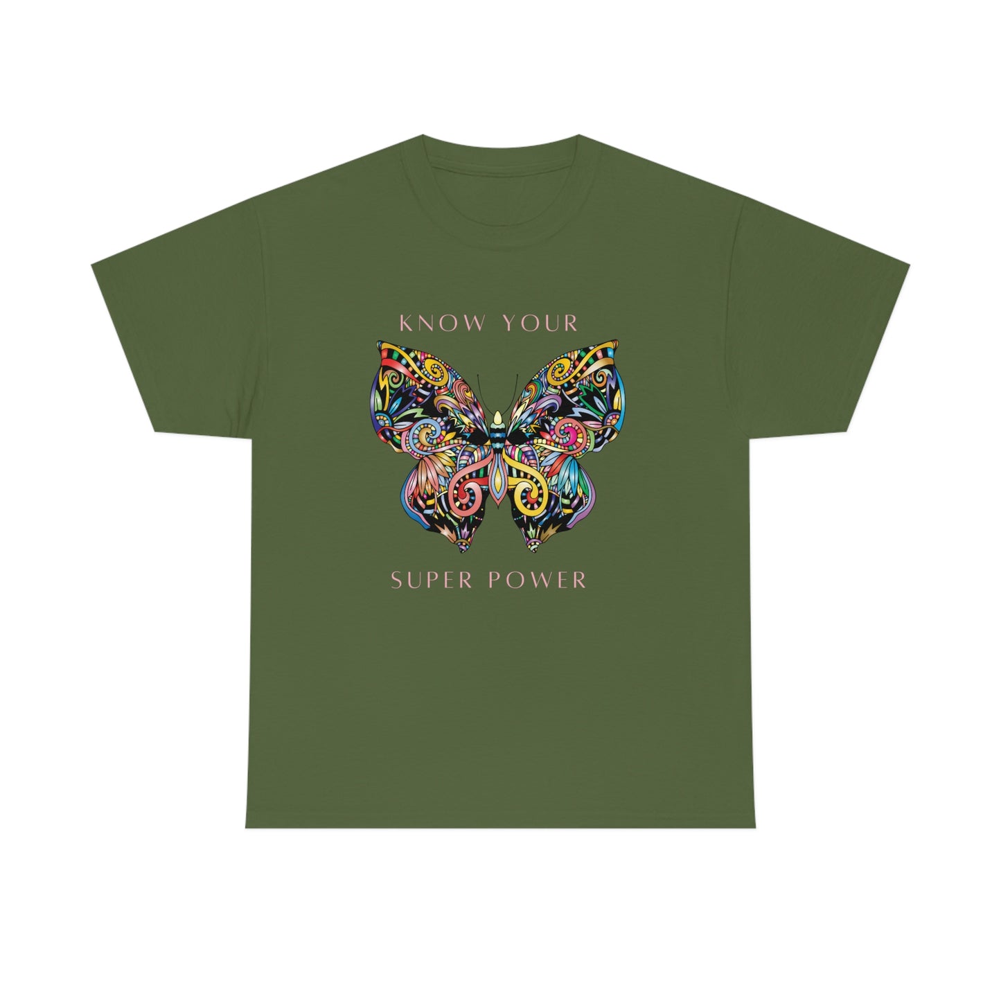 Butterfly Powers Unisex Heavy Cotton Tee