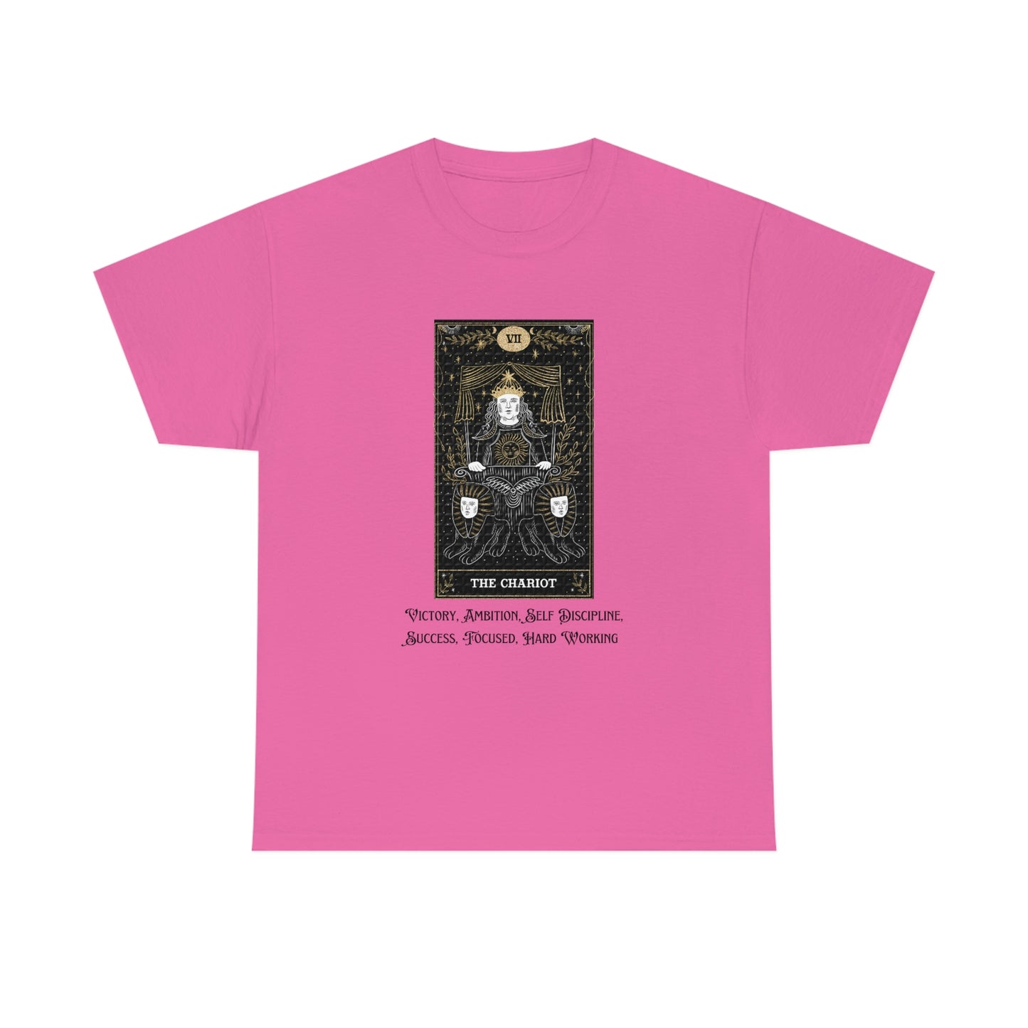 The Chariot Tarot Card Unisex Heavy Cotton Tee