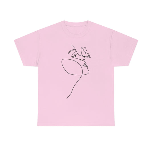 Nosey Butterfly Unisex Heavy Cotton Tee