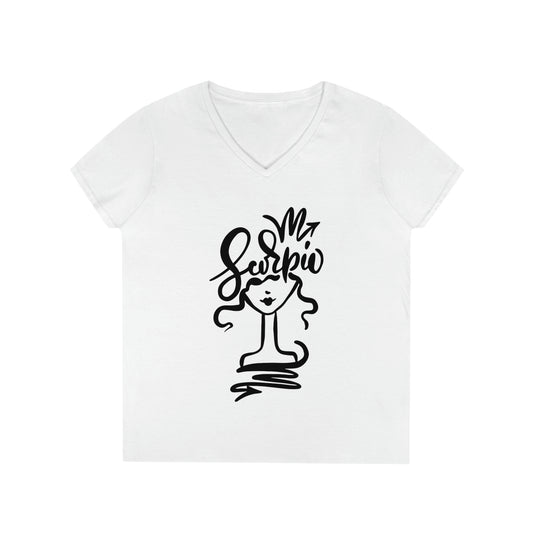Scorpio Zodiac Ladies' V-Neck T-Shirt