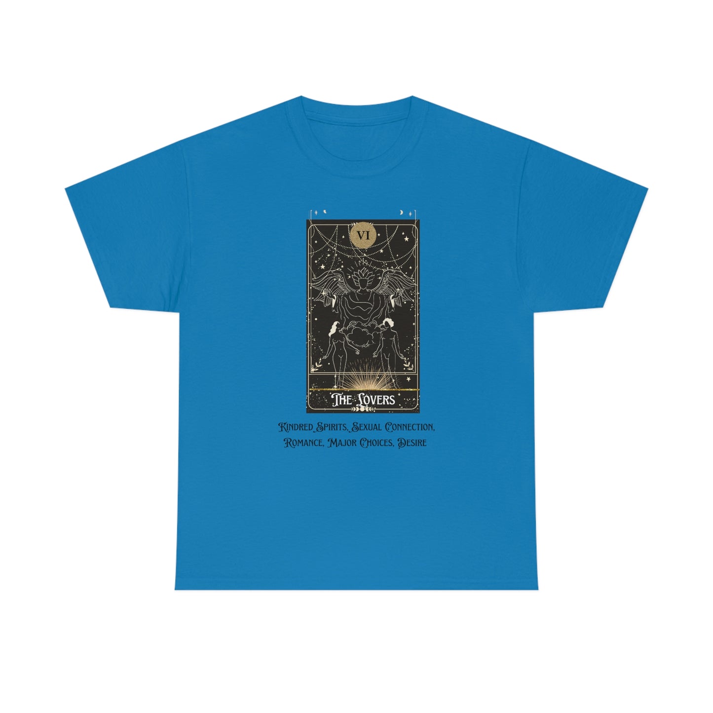 The Lovers Tarot Card Unisex Heavy Cotton Tee