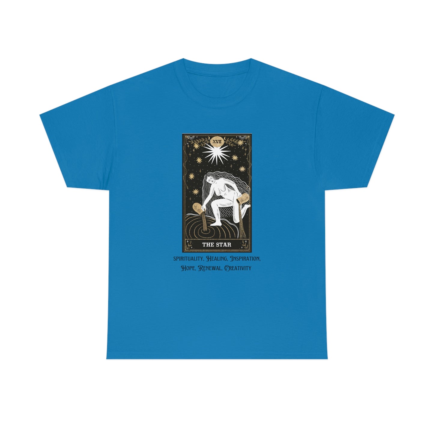 The Star Tarot Card Unisex Heavy Cotton Tee