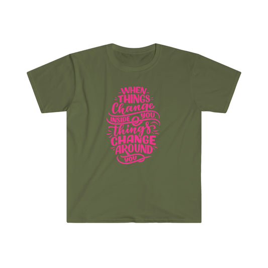Change for Self Love  Unisex Softstyle T-Shirt