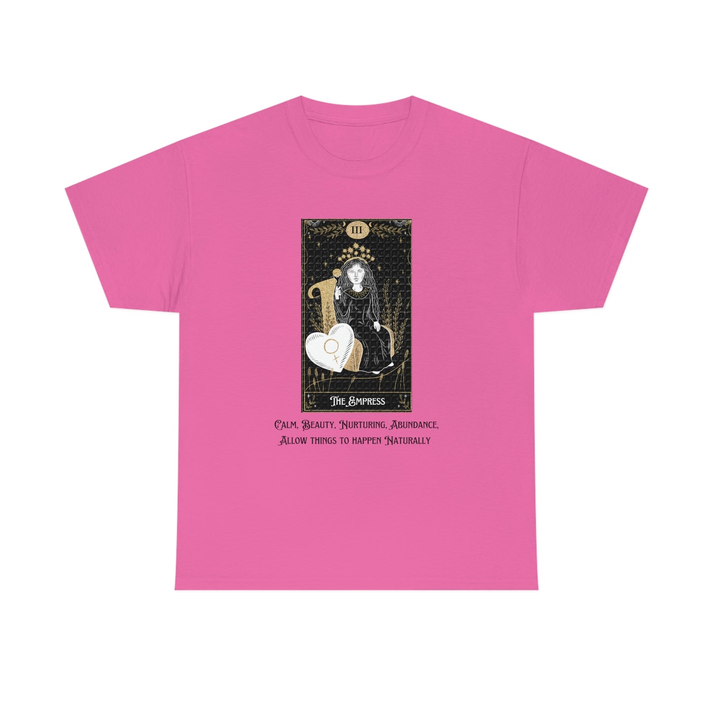 The Empress Tarot Card Unisex Heavy Cotton Tee